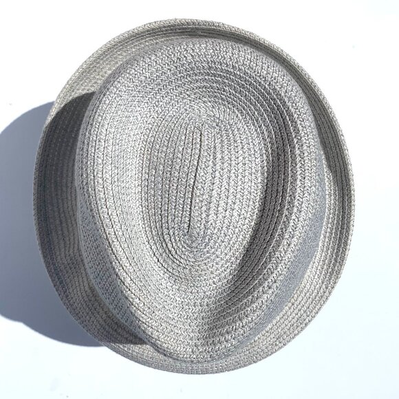 Bailey of Hollywood “Billy” Braided Trilby Fedora, Light Grey Large - Picture 6 of 9